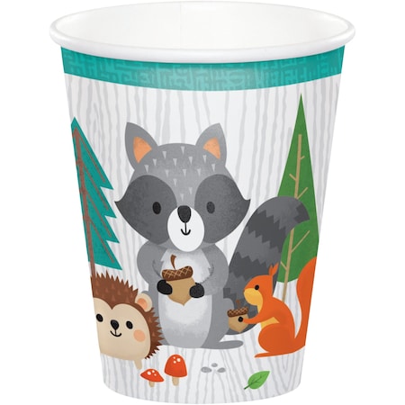 Creative Converting Wild One Woodland Paper Cups, 9oz, 96PK 343967